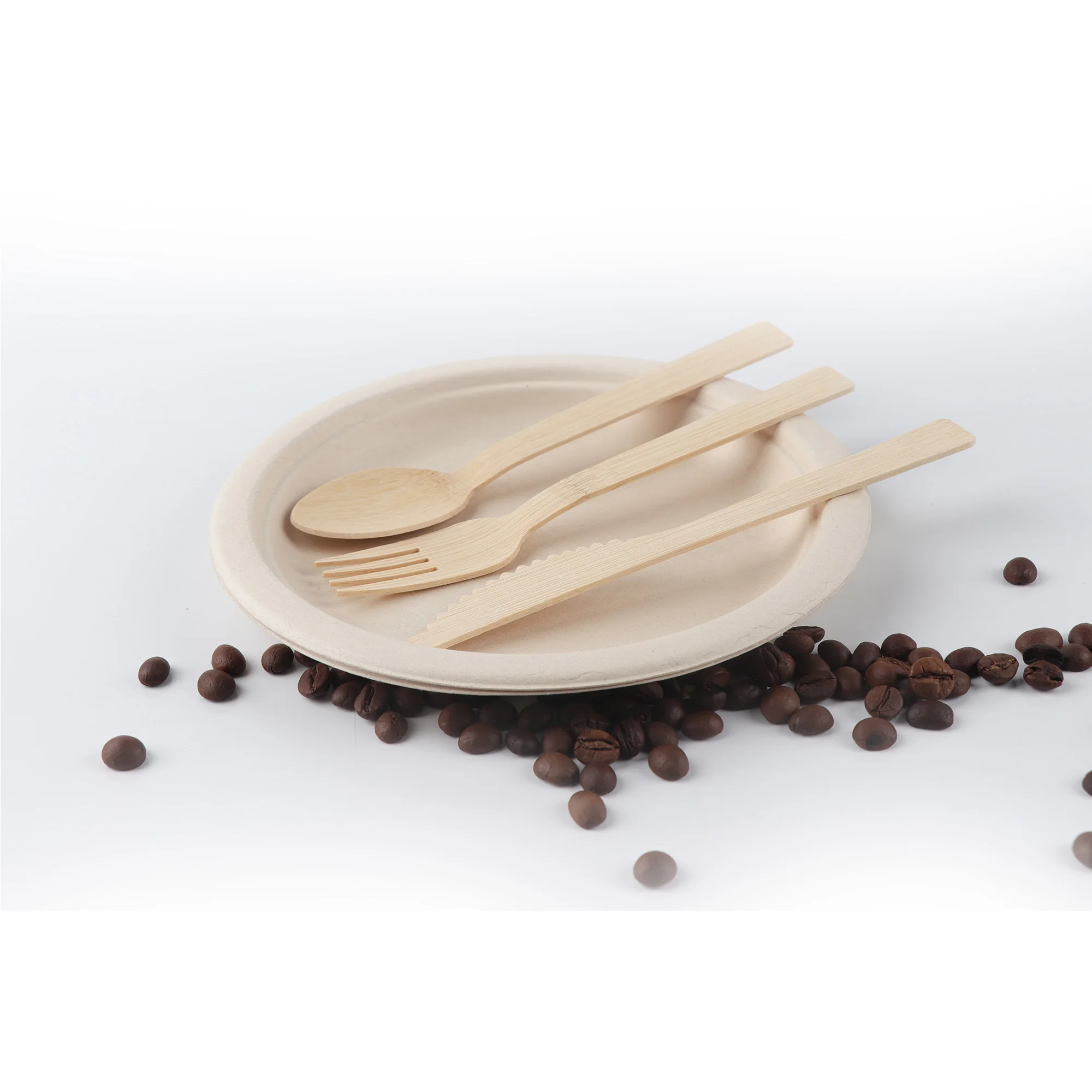 High Quality With Best Price Natural Disposable Wooden Cutlery Knife Spoon Fork Sporks