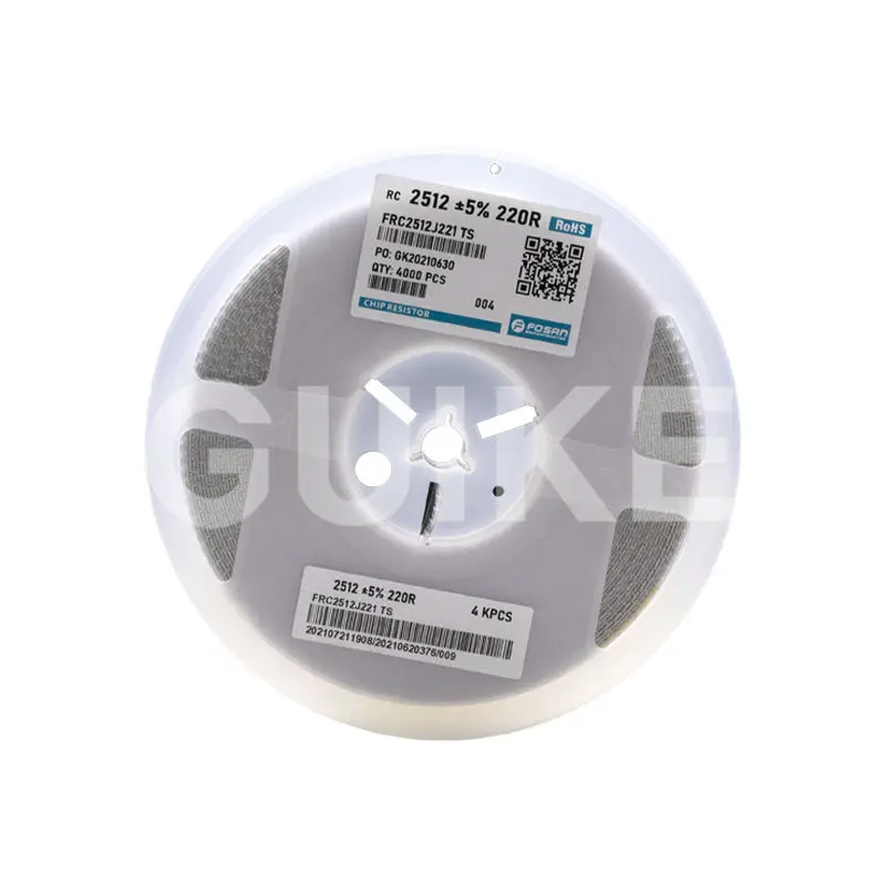 2512 +-5% 220R All Size Pressure Sensing Current Sense Variable Rotary Switched 100k Pcb Mount 1000ohm Resistance Smd Resistors