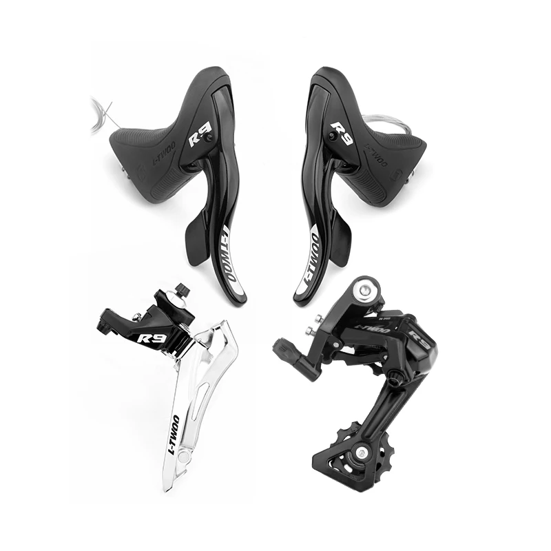 LTWOO R9 Transmission 2x11Group Set Road Bike Groupset Front Dear Derailleurs with Shifter for Shimano  Bicycle Rear Derailleur