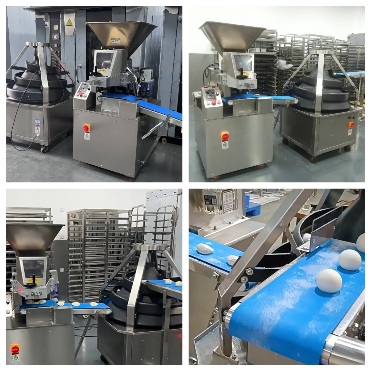 continuous bread dough dividing machine volumetric dough cutter dividers rounder machine round dough divider and rounder machine