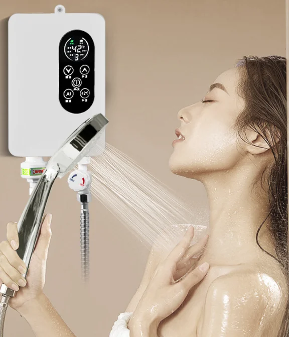 Ванная комната отель 220V chauffe-eaux instantanes sans резервуары одноточечный Электрический Душ