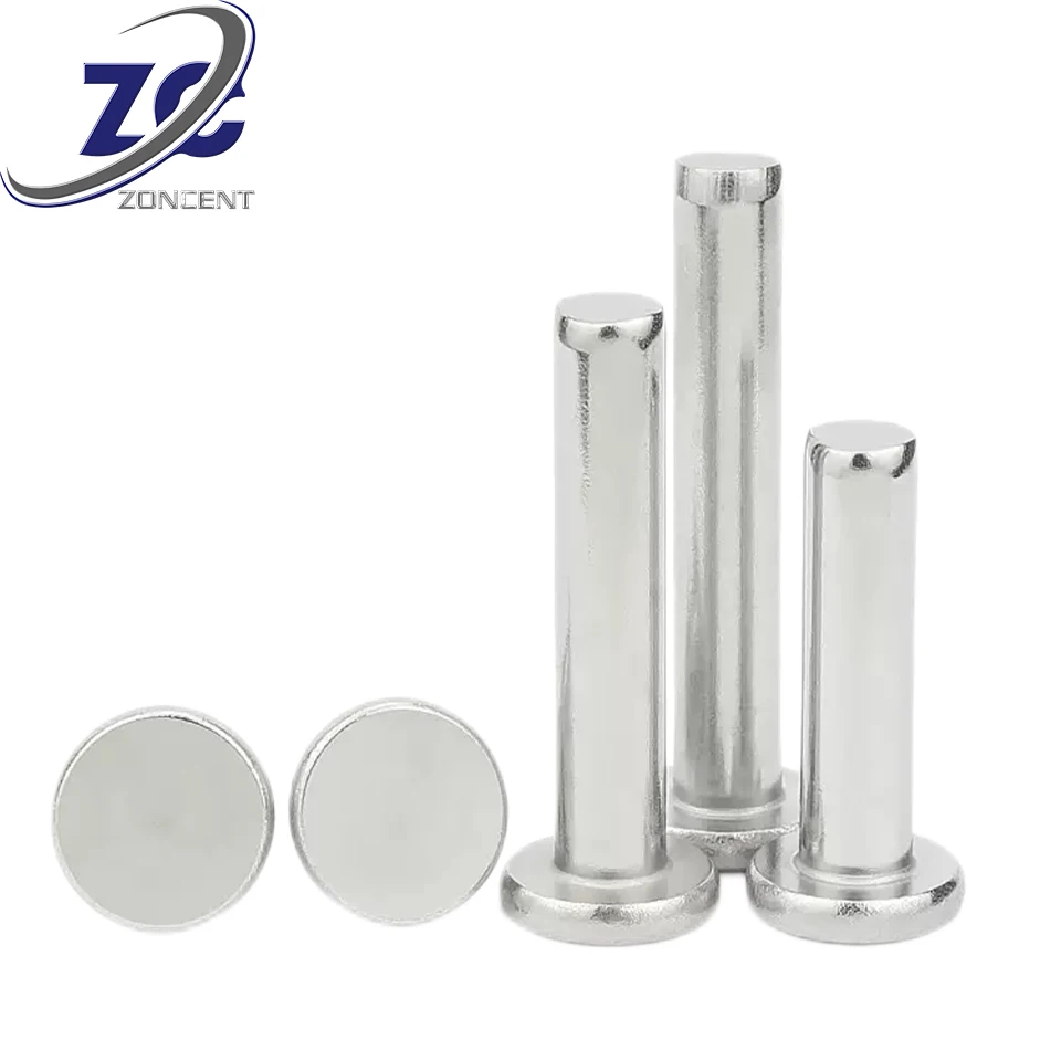 Non-standard solid rivet OEM Aluminum stainless steel flat thin head handle knock rivet kit Non standard fasteners