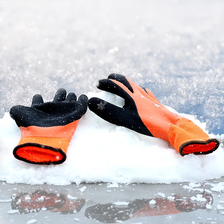 Winter soft waterproof full palm protection gloves machinist working gloves thermal windproof waterproof winter gloves