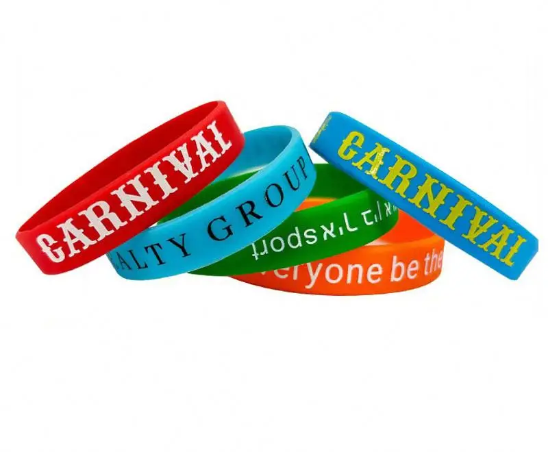 Event Souvenir Gift Cheap Custom Promotional Wristband Custom Silicone Bracelet With Your Own Logo