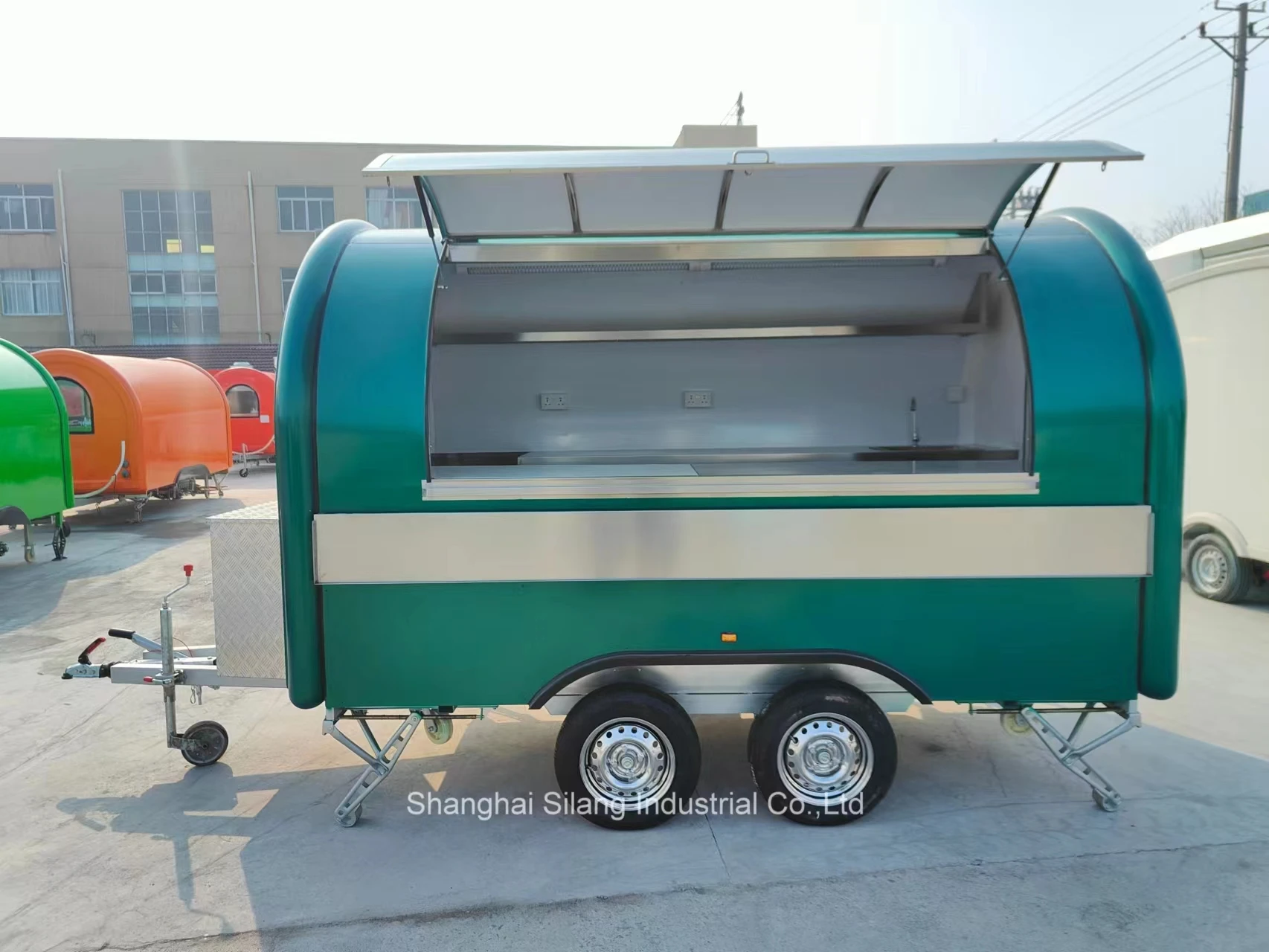 Canadian standard food  trailer closed fast food truck mobile kitchen trailer