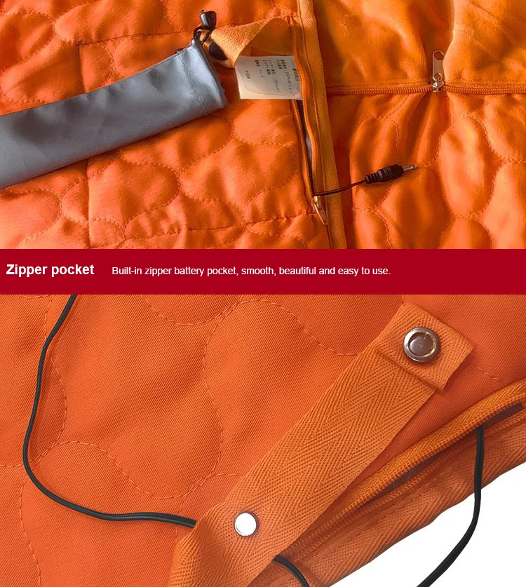 usb electric warm winter 2 in 1 foldable travel blanket and pillow set