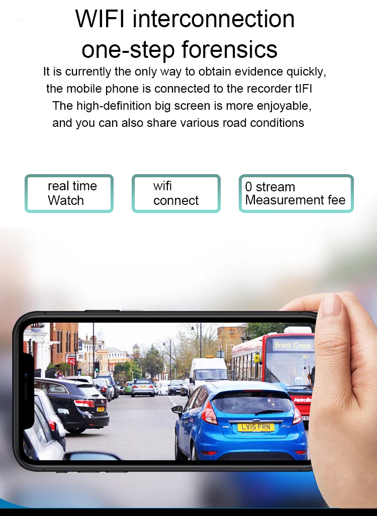 1080P 4K 1080P Hd Hidden Wifi Car Black Box Dash Cam For Tesla