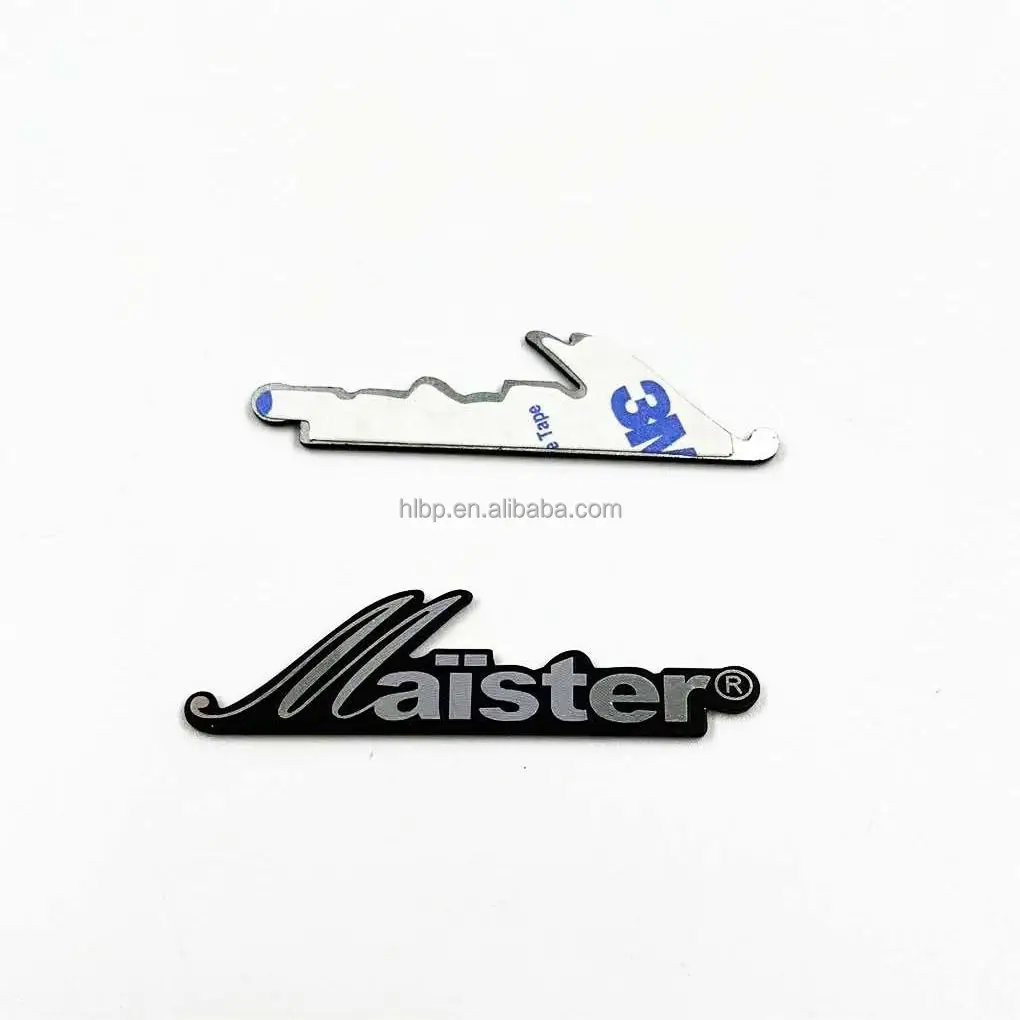 Manufacturer Metal Label Aluminum Die Casting Logo Aluminum Embossed Logo Custom Metal Brand Badge Aluminum Nameplate