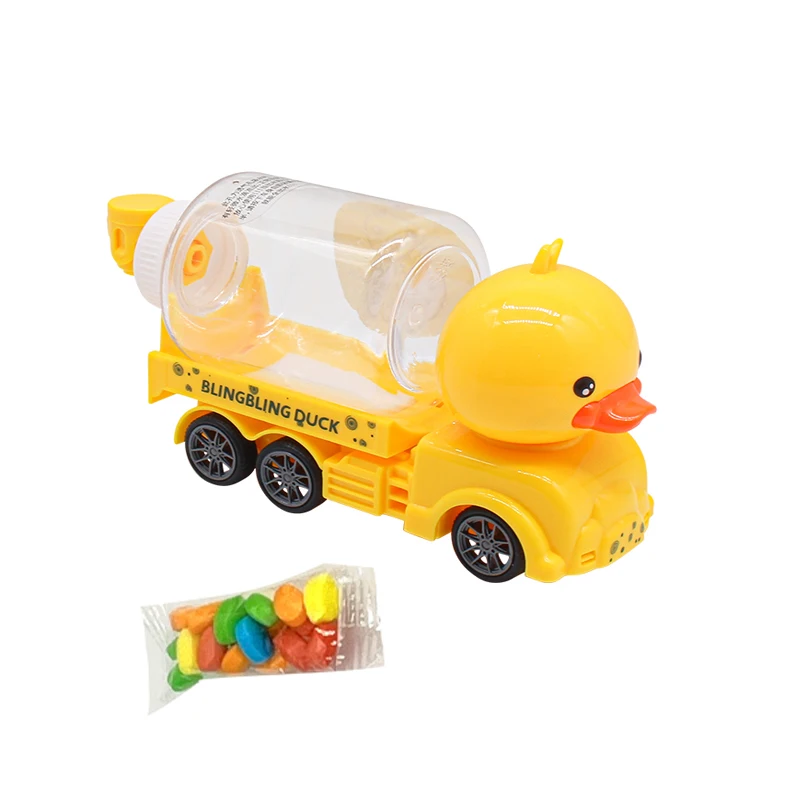 kids small cartoon truck sweet candy toys for promotion gift candy toys
