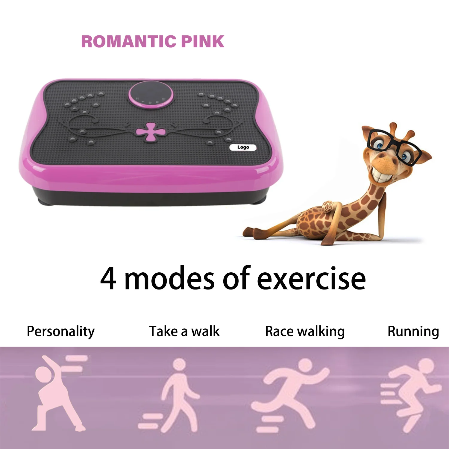 Electric vibration plate exercise machine vibrating board plate for weight loose
