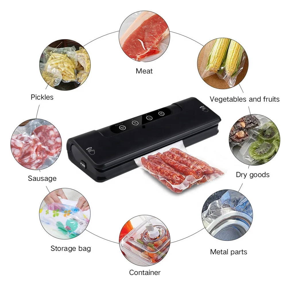 Mini Portable Food Vacuum Packing Machine with 10 pcs vacuum bags