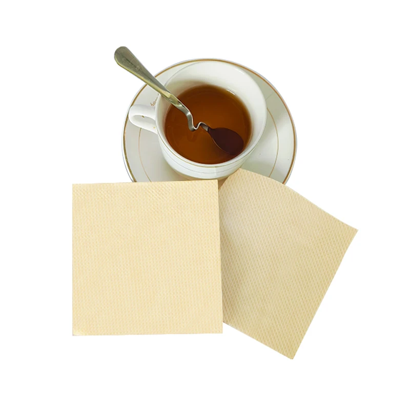 High Quality New Design Wholesale Custom Logo Printed White Party Dinner bamboo Pulp 1ply 2ply 3ply for restaurant Paper Napkin