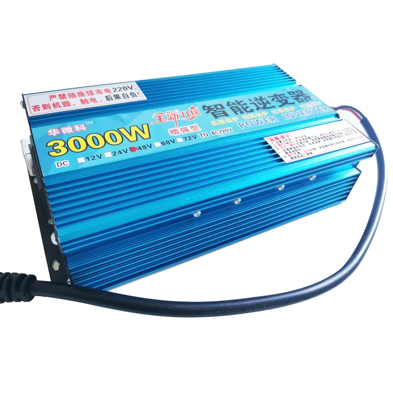 
My ali baba wholesale charge protect 60V-72V home 3000w power inverter 