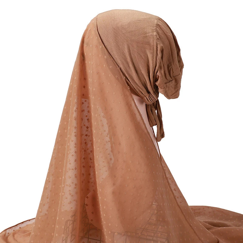 niqab Scarf great Adjustable cap chiffon hijab Shipping caps Istant Turban suit scarf Online