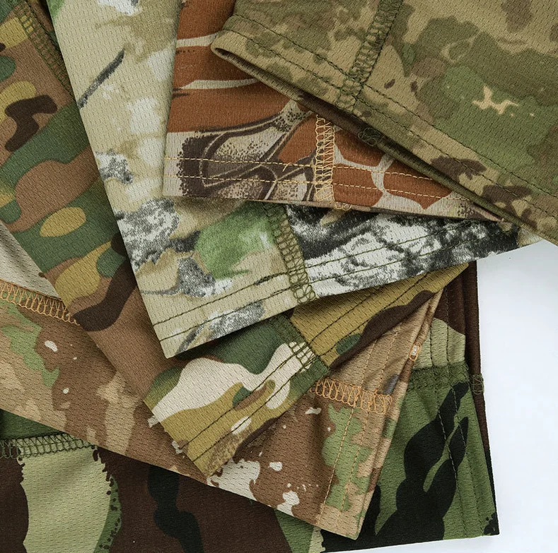 Stock Camouflage Face Mask One Hole Breathable Balaclava Outdoor Sports Climbing Windproof Caps