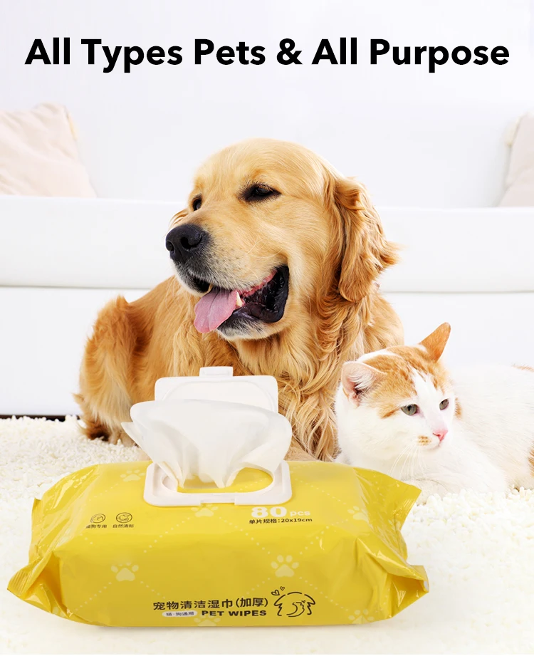 First Class Wholesale pet wet wipes private label pet wet wipes bio eco wet wipes pet