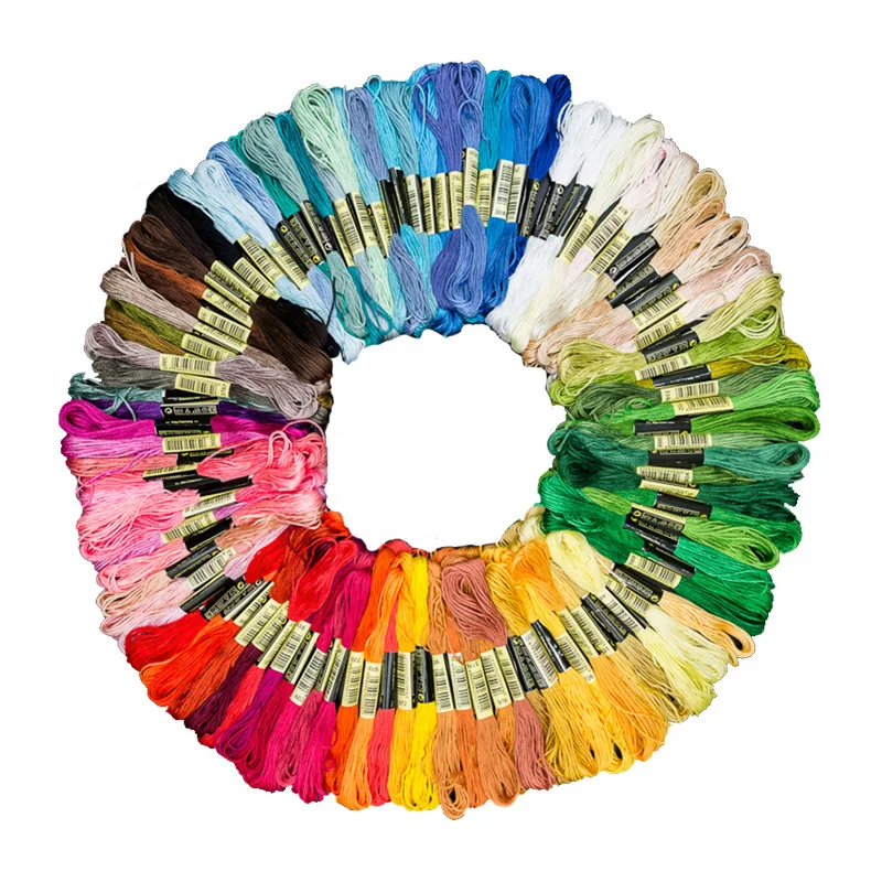 DIY embroidery thread 447 colors cross stitch thread chopping embroidery, poking and playing cross stitch thread