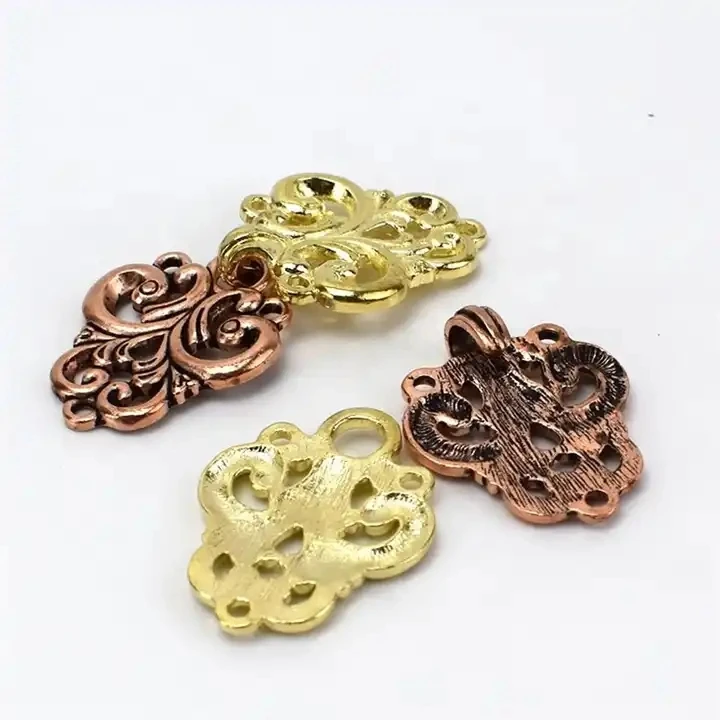 Vintage alloy buttons unique Chinese style cheongsam pendant for jacket pocket shawl tie clothing buttons