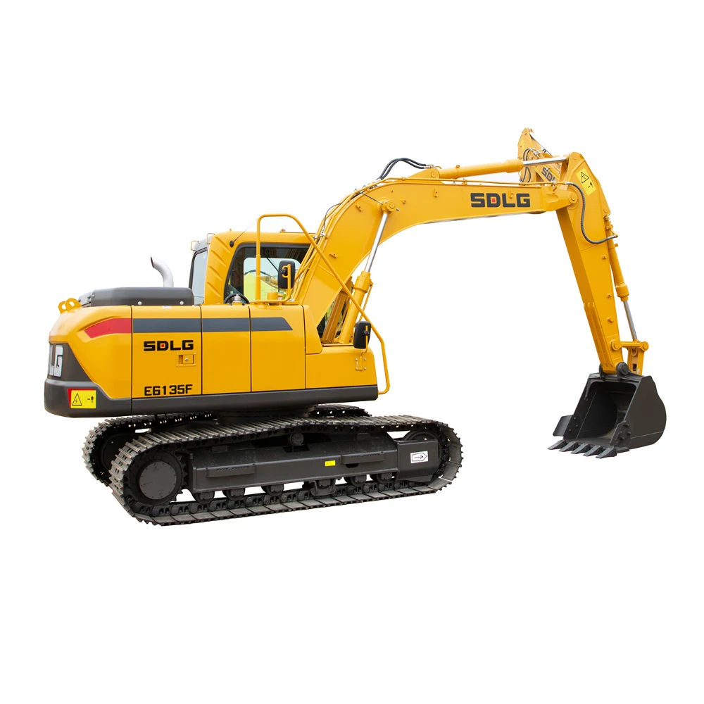 SDLG E6135F hydraulic 14 ton crawler excavator digger chinese mini excavator mini chinese mini excav 14t for sale