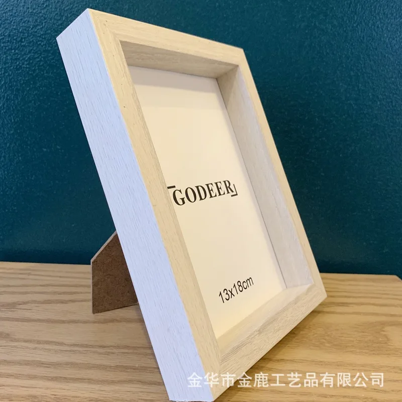 
High Quality Custom Size Wall Hanging Tabletop Mounted MDF Picture Photo Frame 