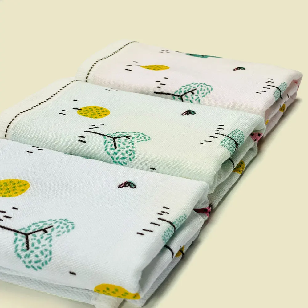 New Style Organic Cotton Baby Towel Gauze Super Soft Baby Bath Towel Super Absorbent Infant Towel