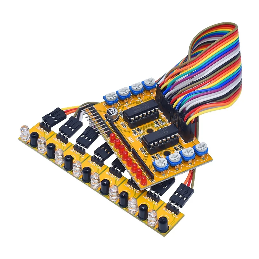 Eight Road 8 Channel Infrared Detector Tracking Transmission Line Obstacle Avoidance Sensor Module Diy Car Robot