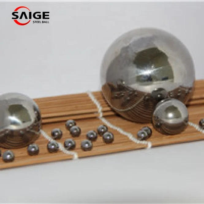High Polished Hot Sale 1.2mm 8mm 25.1mm G100 G500 G1000  Aisi304 Stainless Steel Ball Bearings For Chemical Industry