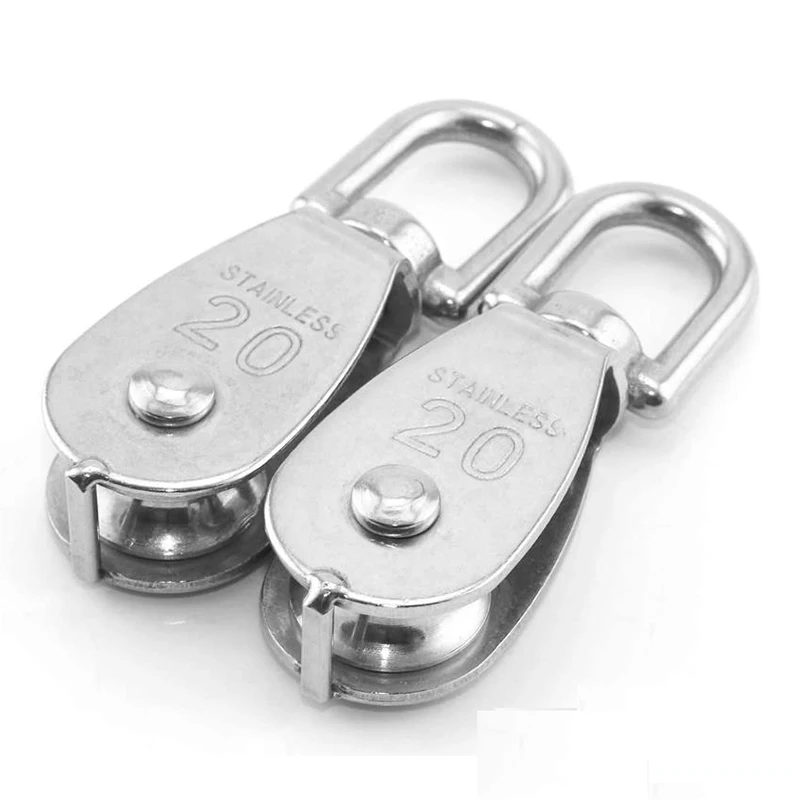 Заводская поставка M20, поворотный блок шкива из нержавеющей стали 304