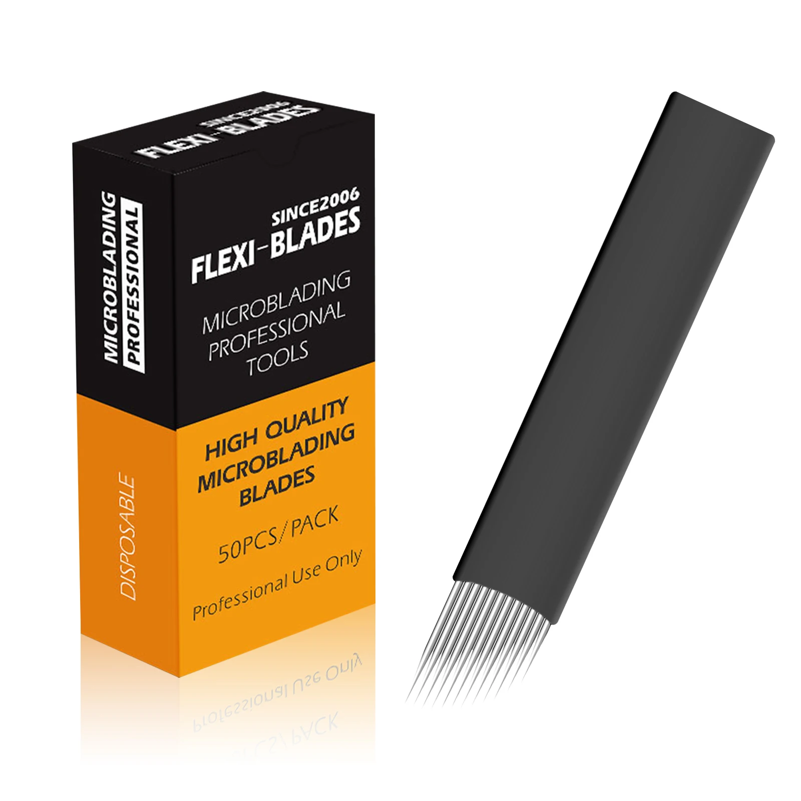 Microblade Needle for Microblading Eyebrows Tattoo Brow Pen Fork Tip with Permanent Feature Manual Tattoo