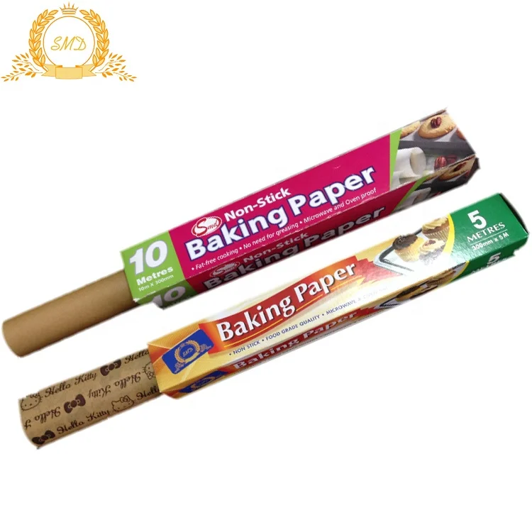 Recyclable 40gsm printed parchment baking paper roll
