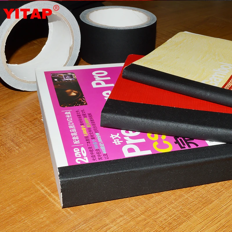 Black Book Binding Adhesive Cloth Duct Adhesive Tape