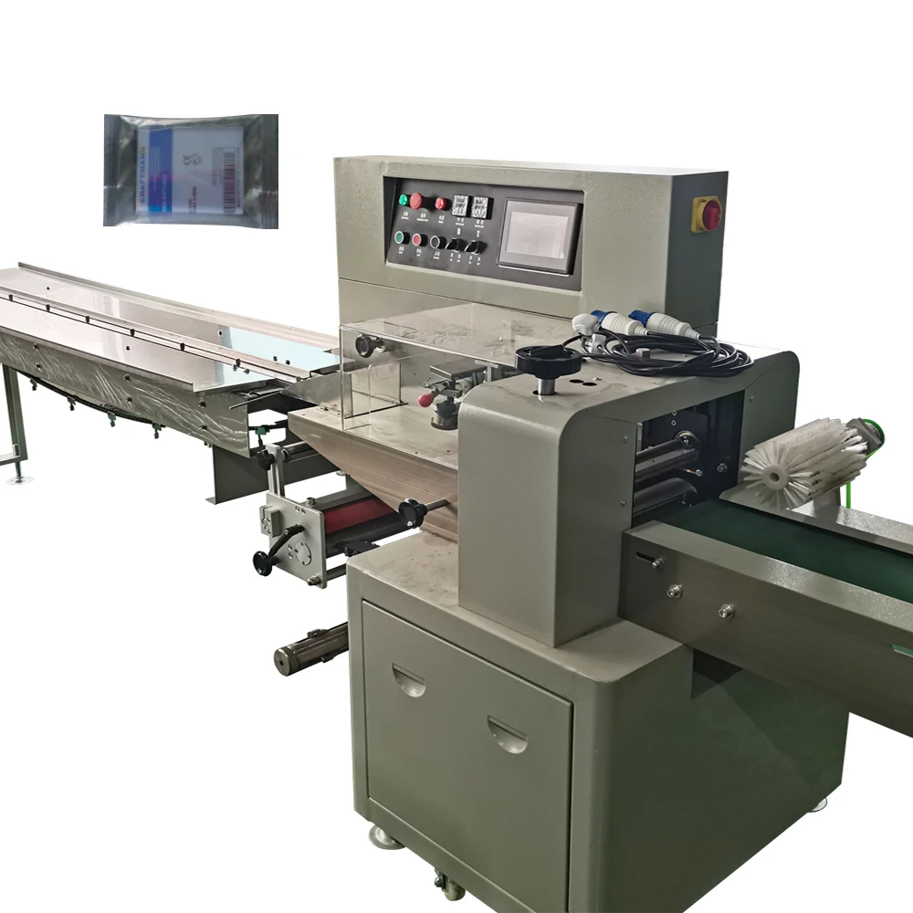 2022 Vegetable And Food Flow Pillow Wrapping Bag Packing Machine/Automatic Pillow Packaging Wrapping Machines