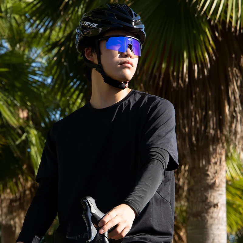 KAPVOE Photochromic Cycling Glasses Red With TR90 Sports Sunglasses Women Men Running Clear MTB Bike Bicycle Sun Glasses