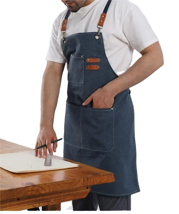 Factory Wholesale Chef Apron Chef Uniform Several Color Cotton Material