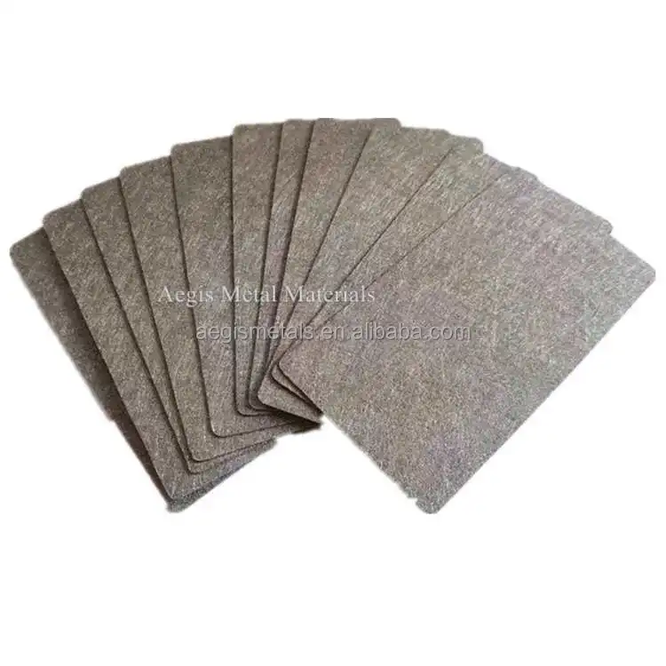 Никелевое волокно Войлок титановый войлок для электролиза