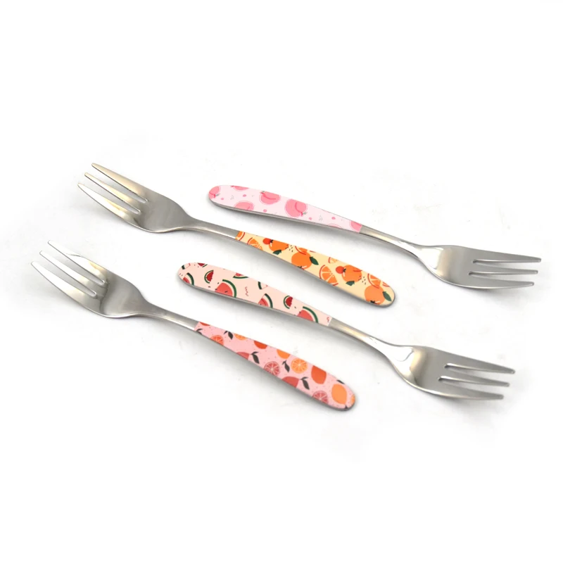 Stainless Steel Fork Salad Fork Customized Printing Fork