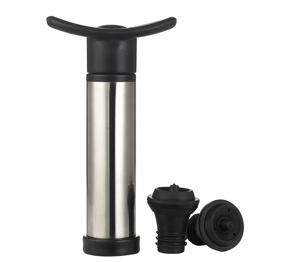 Высококачественный вакуумный насос для вина из нержавеющей стали с заглушками