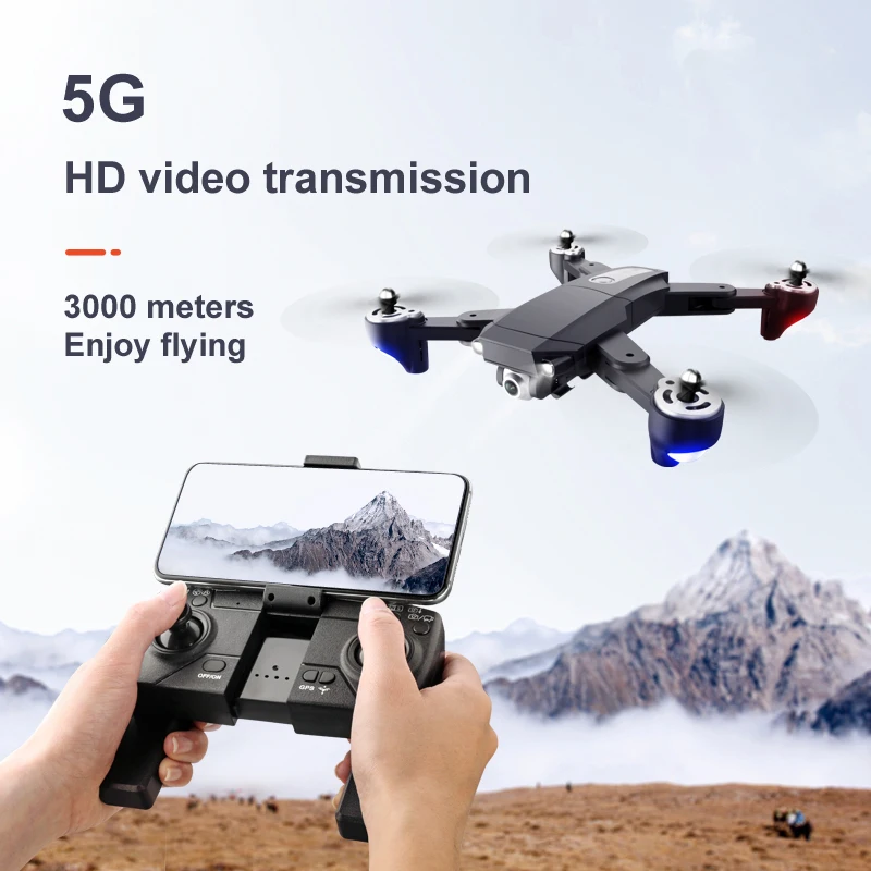  Складной мини-Дрон 25 минут Wi-Fi камера 4k карманная рамка с