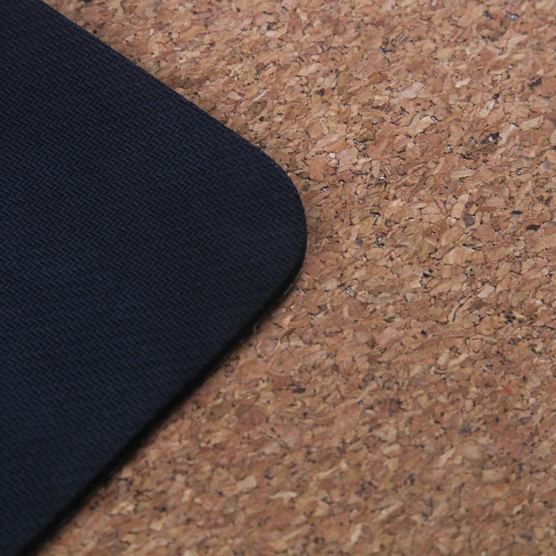 Luxury Organic Large 100% Cork Yoga Mat Custom Print Natural Rubber Eco Portugal with Alignment Manufacturers