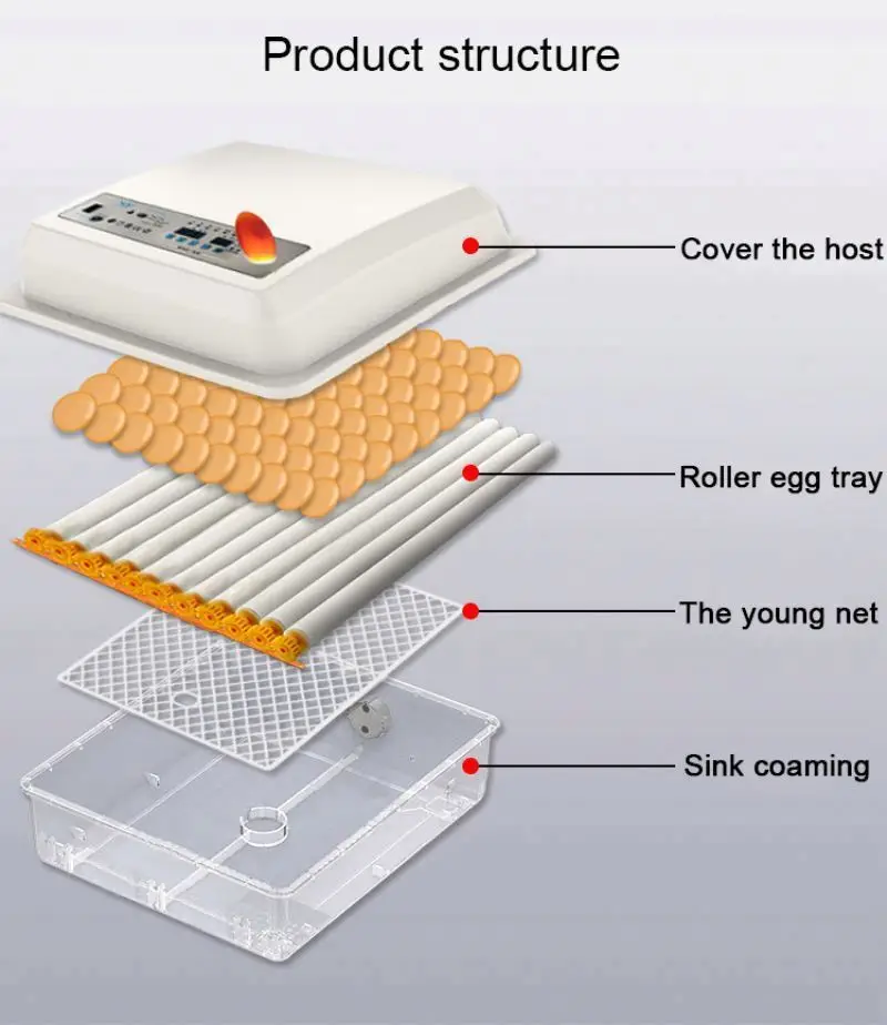 new hot selling products fish egg incubator 200 chicken egg hatching machine for sell