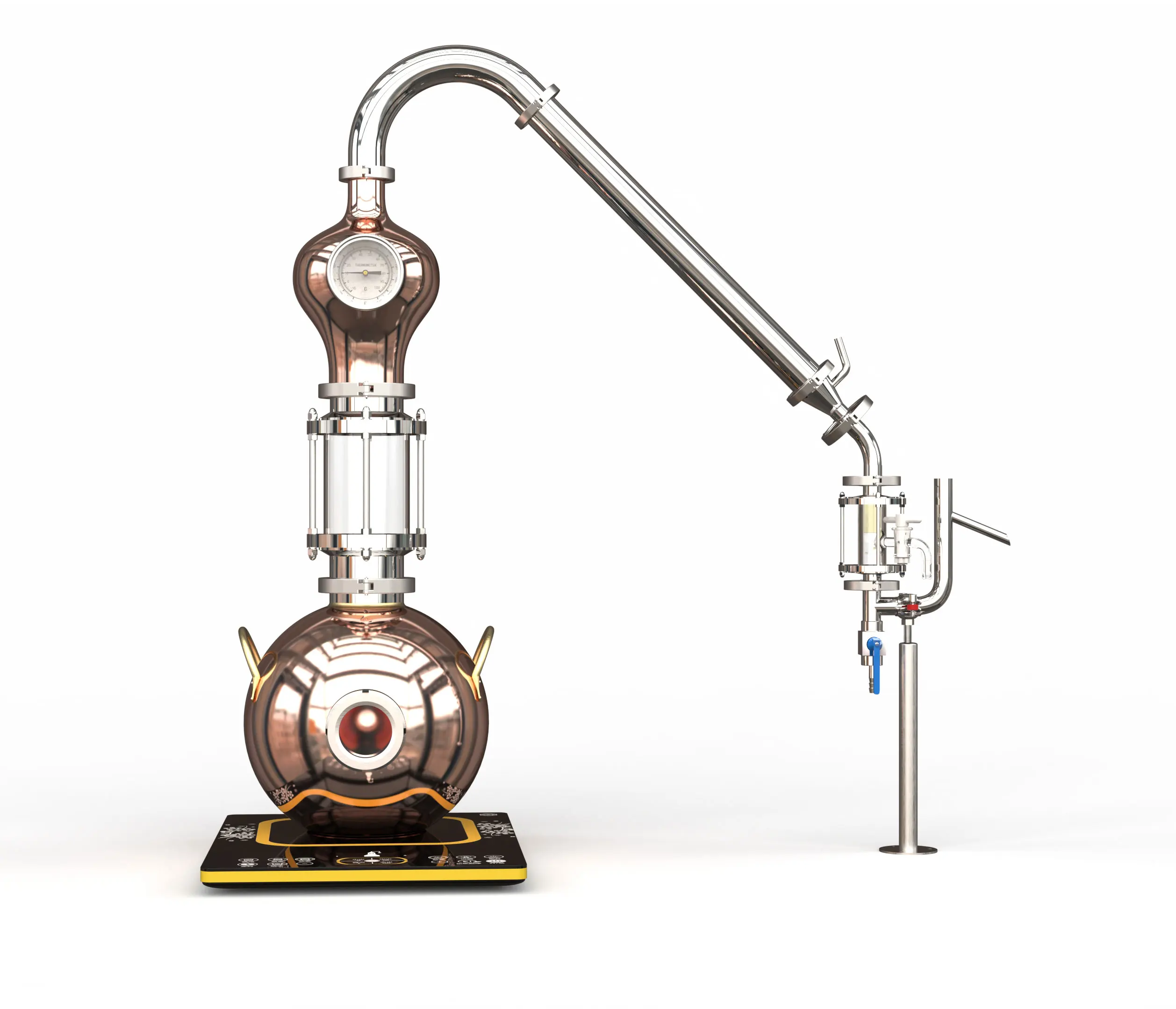 20L Beauty Salon Essential Oil Cosmetic Shop Decorations  Distiller With Fire Heating