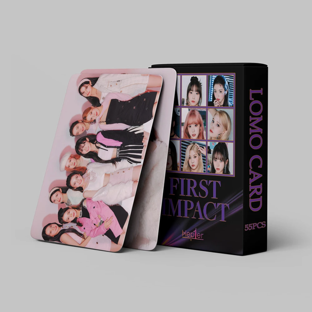 Wholesale 55pcs/box Kpop Idol Merchandise kep1er FIRST IMPACT Photocard Photo Card Lomo Card