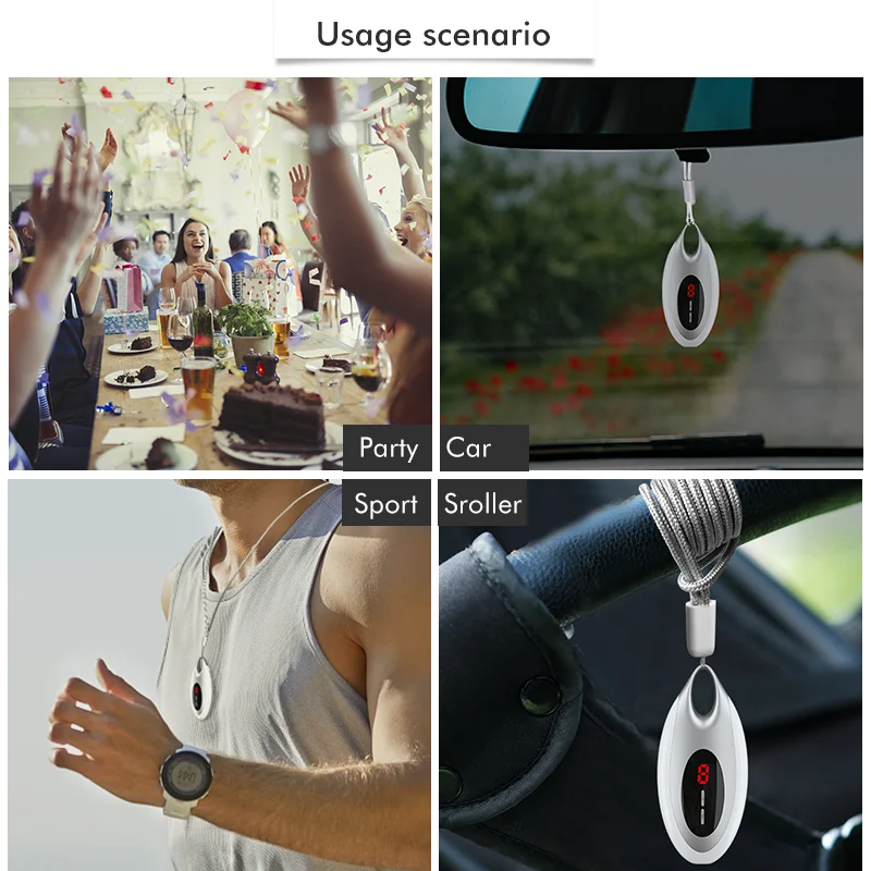 Home rechargeable EMS microcurrent Anion sleep aid Releasing negative oxygen ions help sleep