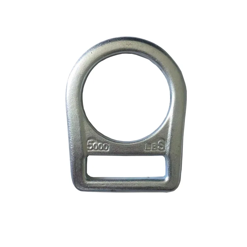 Custom Large Inner Size Safety Zinc Metal D-Ring For Safety Harness harness D ring buckle safety harness clips