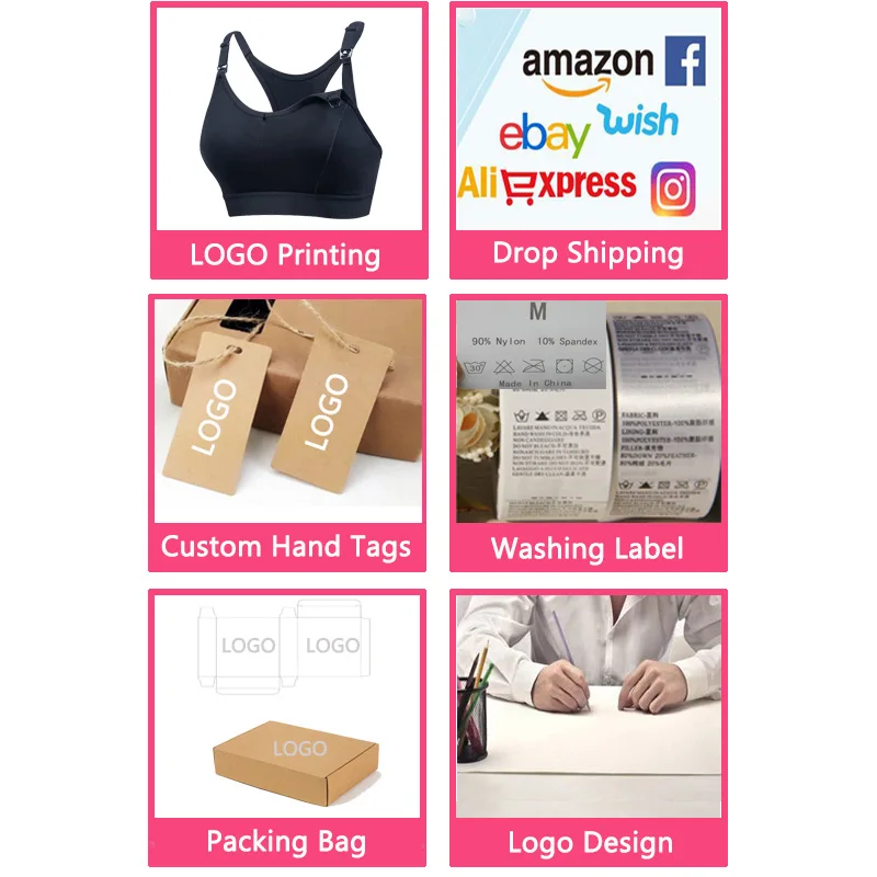 Factory Directly Sale S M L XL Comfort Cotton High Impact Racer Back Maternity Women Sports Nursing Breastfeeding Bra