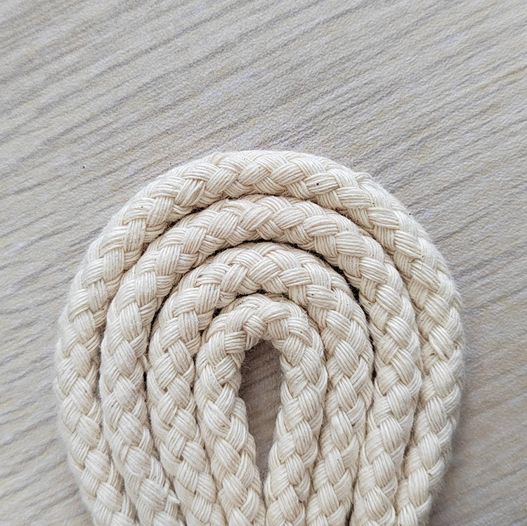 6mm 7mm thick cotton cord braided rope shoelaces shoe laces for sneakers rope laces drawcord
