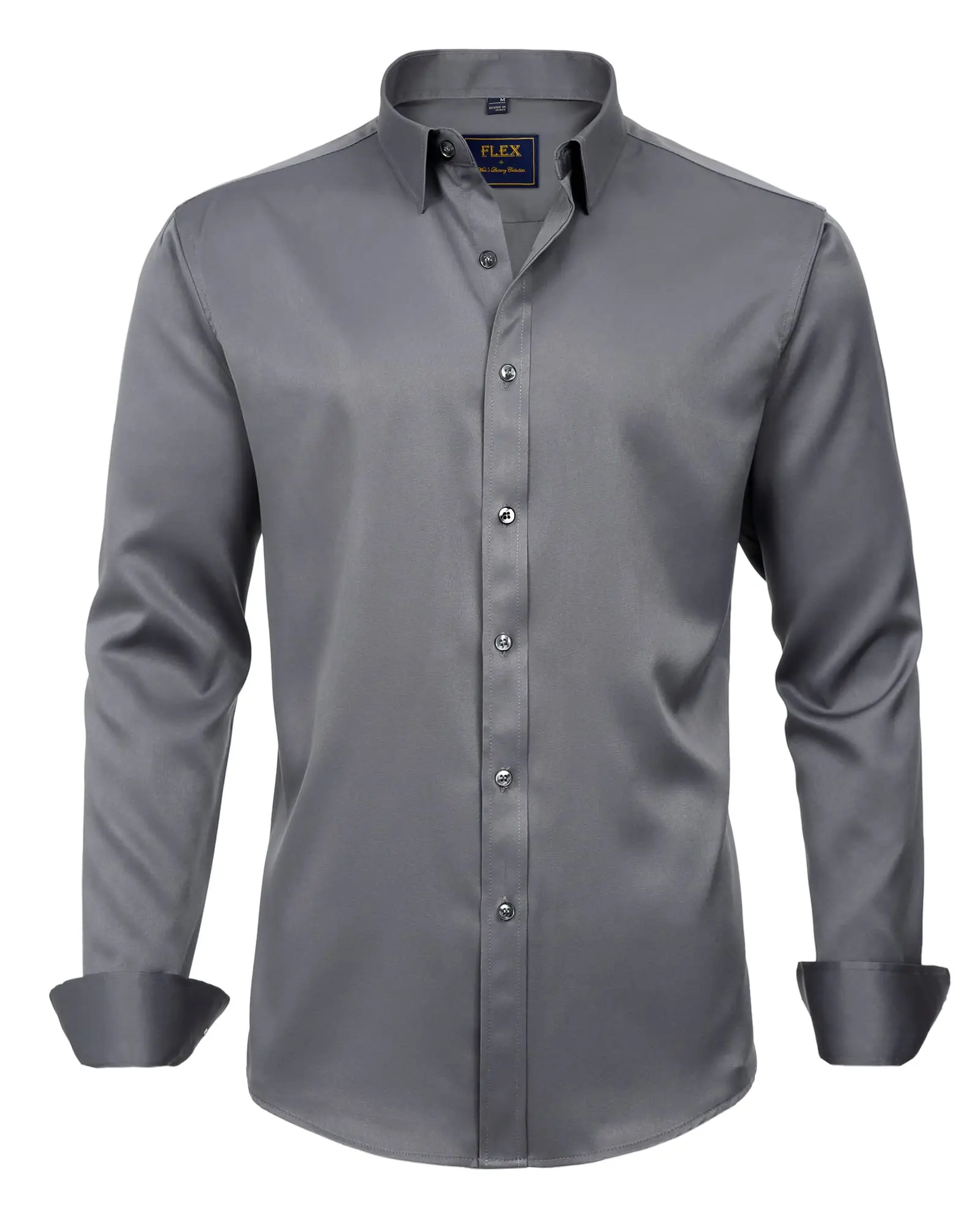 mens formal shirts long sleeve turn down collar custom logo mens casual slim fit dress shirts latest high quality shirts