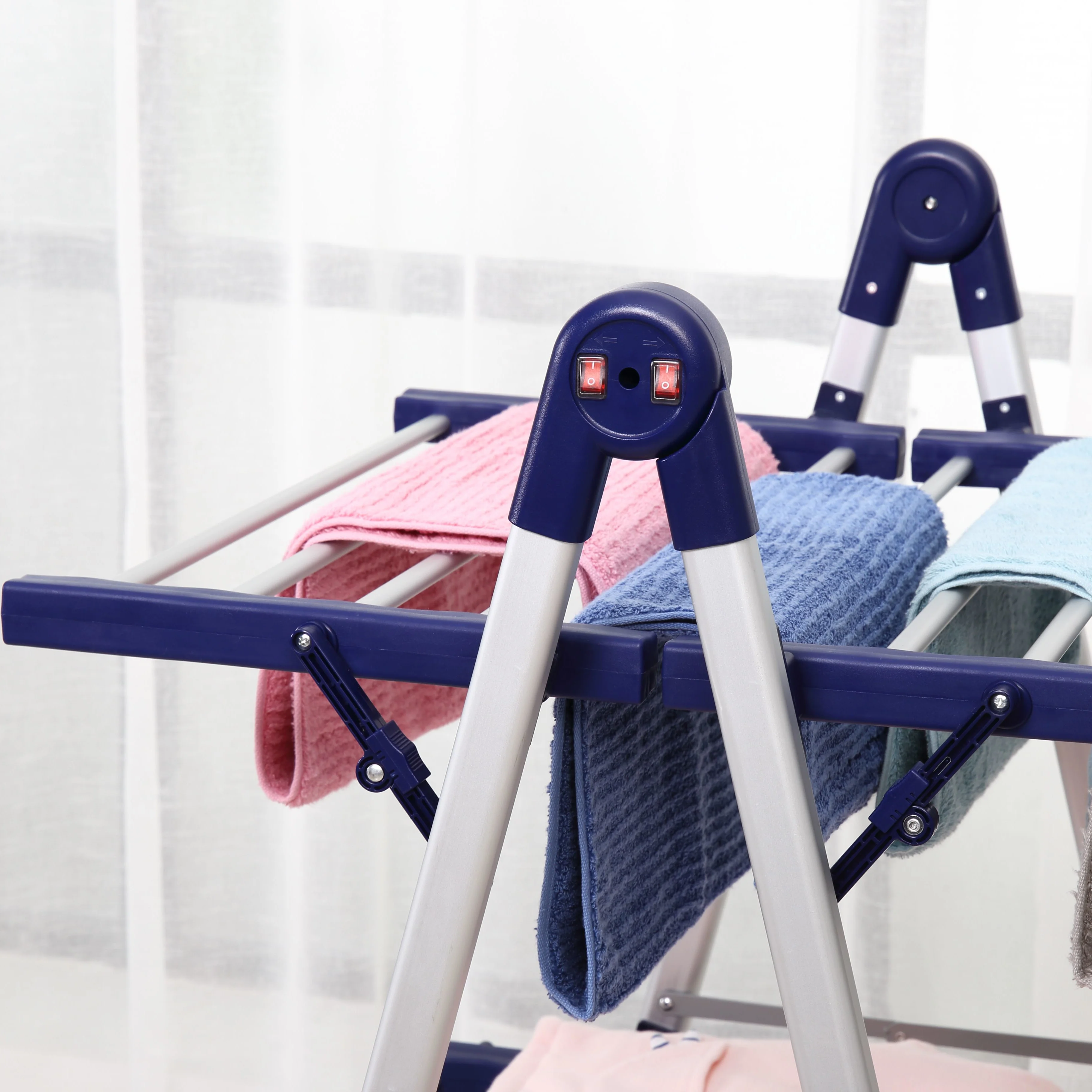 heating 3 tier clothes drying rack clothes dryer electric clothes airer with shoes dryer