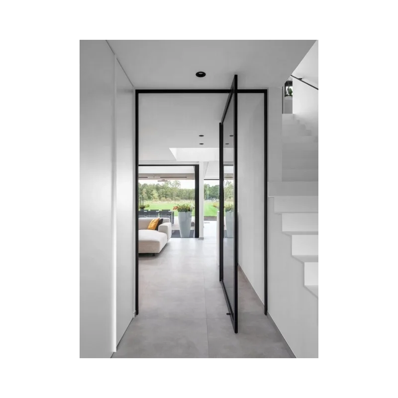 Fashional hotel using modern aluminum glass exterior pivoting wall system