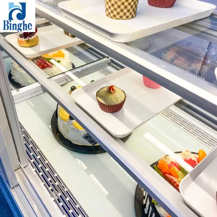 220V 50Hz China Display Chiller Unit Cake Display Chiller For Coffee Shop Display Chiller